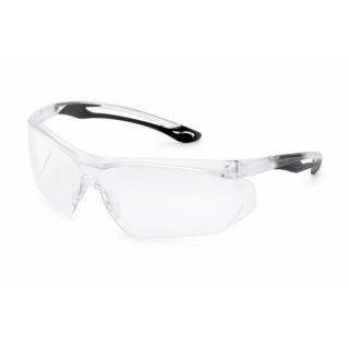  Gateway Parallax Safety Glasses Black Flex Clear Lens