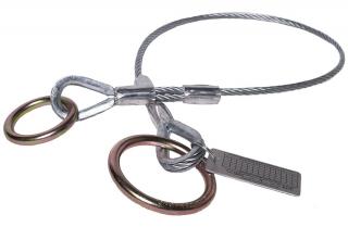 Guardian 6 Foot Galvanized Cable Choker Anchor with O-Ring Ends