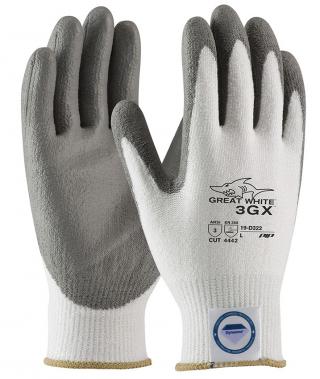 PIP Great White Poly Grip A3 Cut Level Gloves