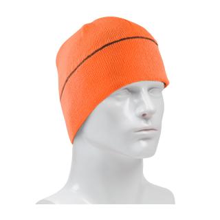 PIP Hi-Viz Orange Winter Beanie Cap with Reflective Stripe