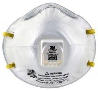 3M Particulate Respirator 8210V, N95 (Box of 10)