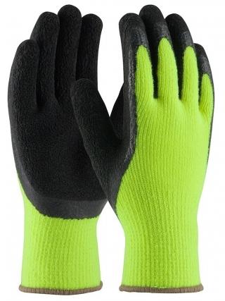 PIP G-Tek Hi-Visibility  Latex Coated Crinkle Grip Palm & Fingers (12 Pairs)