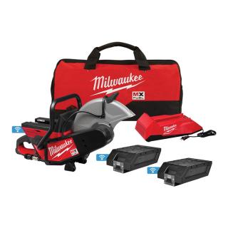 Milwaukee MX FUEL 14 Inch Cut-Off Saw Kit with 2 Batteries