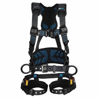 FallTech FT-One 4 D-Ring Construction Climbing Harness with Tongue Buckle Legs