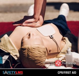 Safety LMS First Aid/CPR Blended Learning Online Course (Powered by ProTrainings)