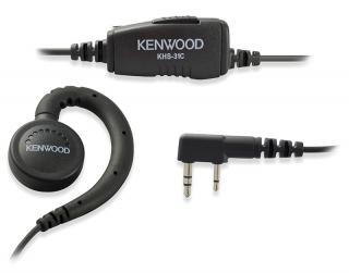 Kenwood C-Ring Ear Hanger with In-Line Push-to-Talk Mic