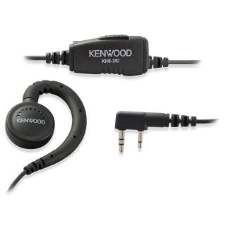 Kenwood C-Ring Ear Hanger with In-Line Push-to-Talk Mic