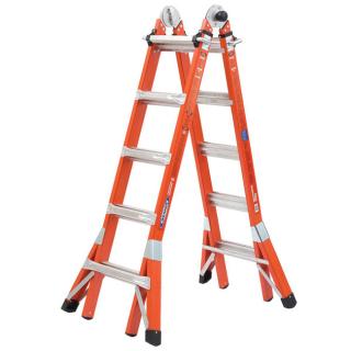 Werner Fiberglass 22 Foot Multi-Position Ladder Type IA