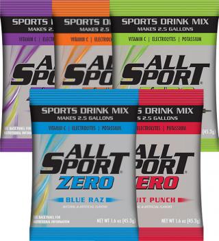 All Sport Zero Powder Drink Mix (50 Pack)