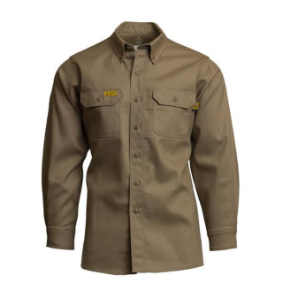 Lapco FR 6oz Uniform Shirt - Khaki