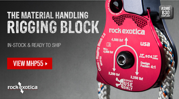 Rock Exotica Omni Block 2.6 Inch Rigging Pulley Material Handling Block