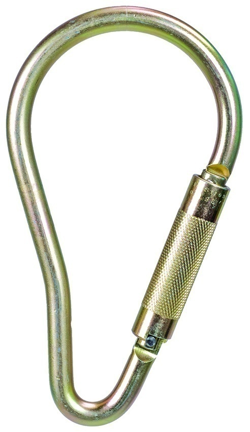 MSA Auto-Locking 2.1 Inch Steel Carabiner from GME Supply