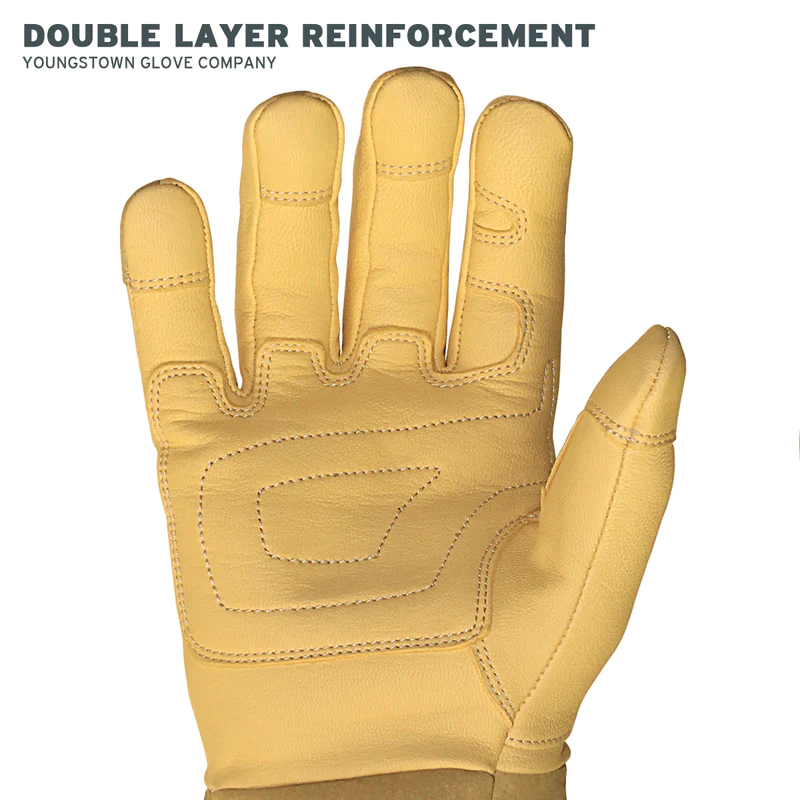 Youngstown Leather Utility Plus Wide-Cuff Gloves from GME Supply