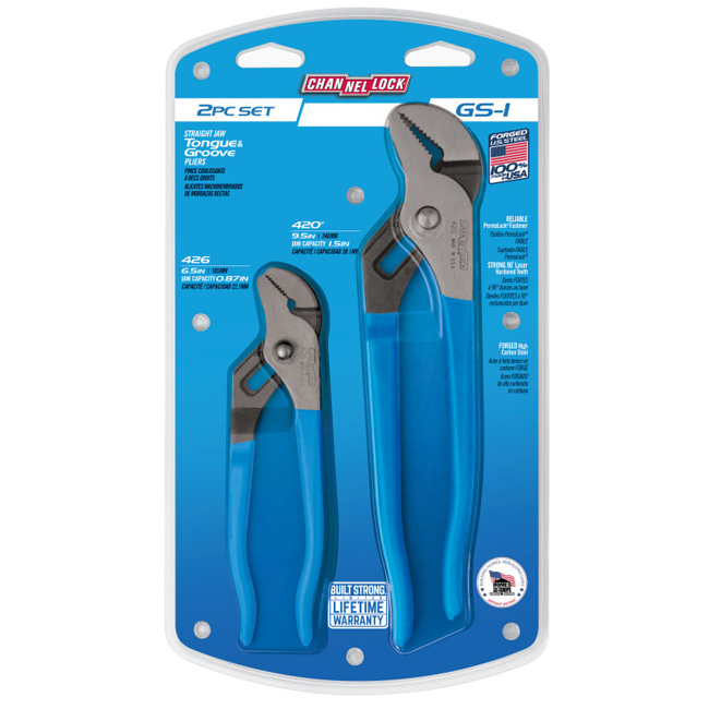 Channellock 2-Piece Tongue and Groove Plier Set from GME Supply