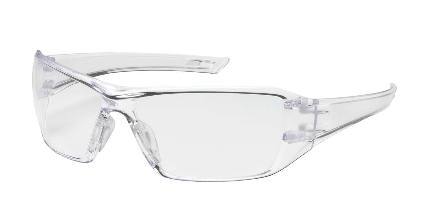 Bouton Captain Safety Glasses with Clear Lens and Clear Temple 250-46-0020 from GME Supply