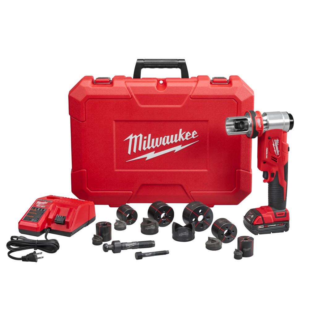 Milwaukee M18 Force Logic Six Ton Knockout Tool Kit from GME Supply