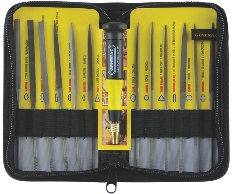 12 Piece General Tools Needle File Set from GME Supply