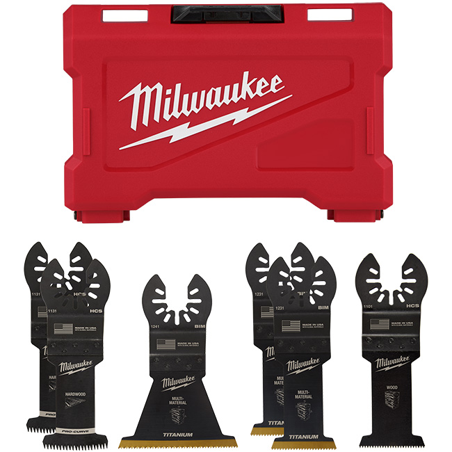 Milwaukee Open-Lok 6 Piece Multi-Tool Blade Kit from GME Supply