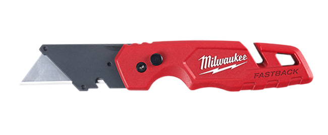Milwaukee FASTBACK Folding Utility Knife with Blade Storage | 48-22-1502 from GME Supply