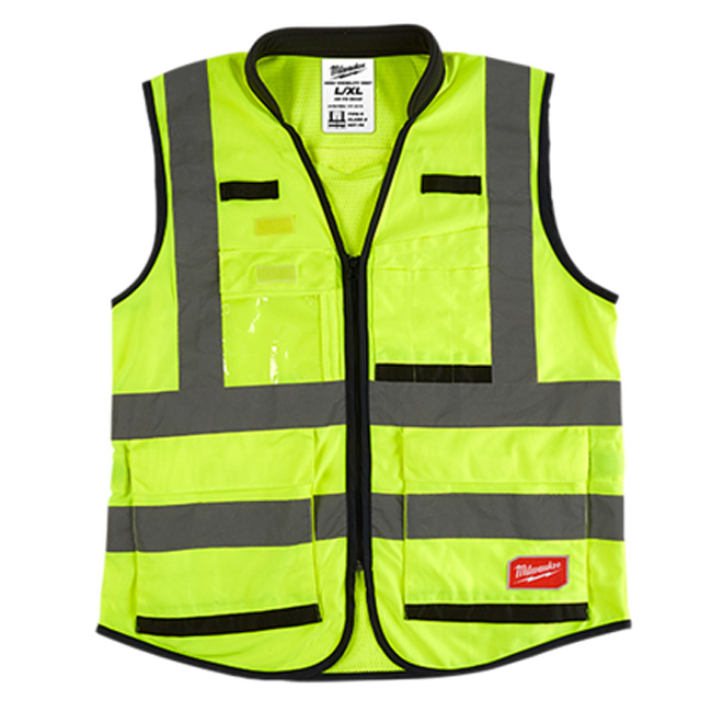 Milwaukee Hi-Visibility Performance Vest-Yellow | from GME Supply