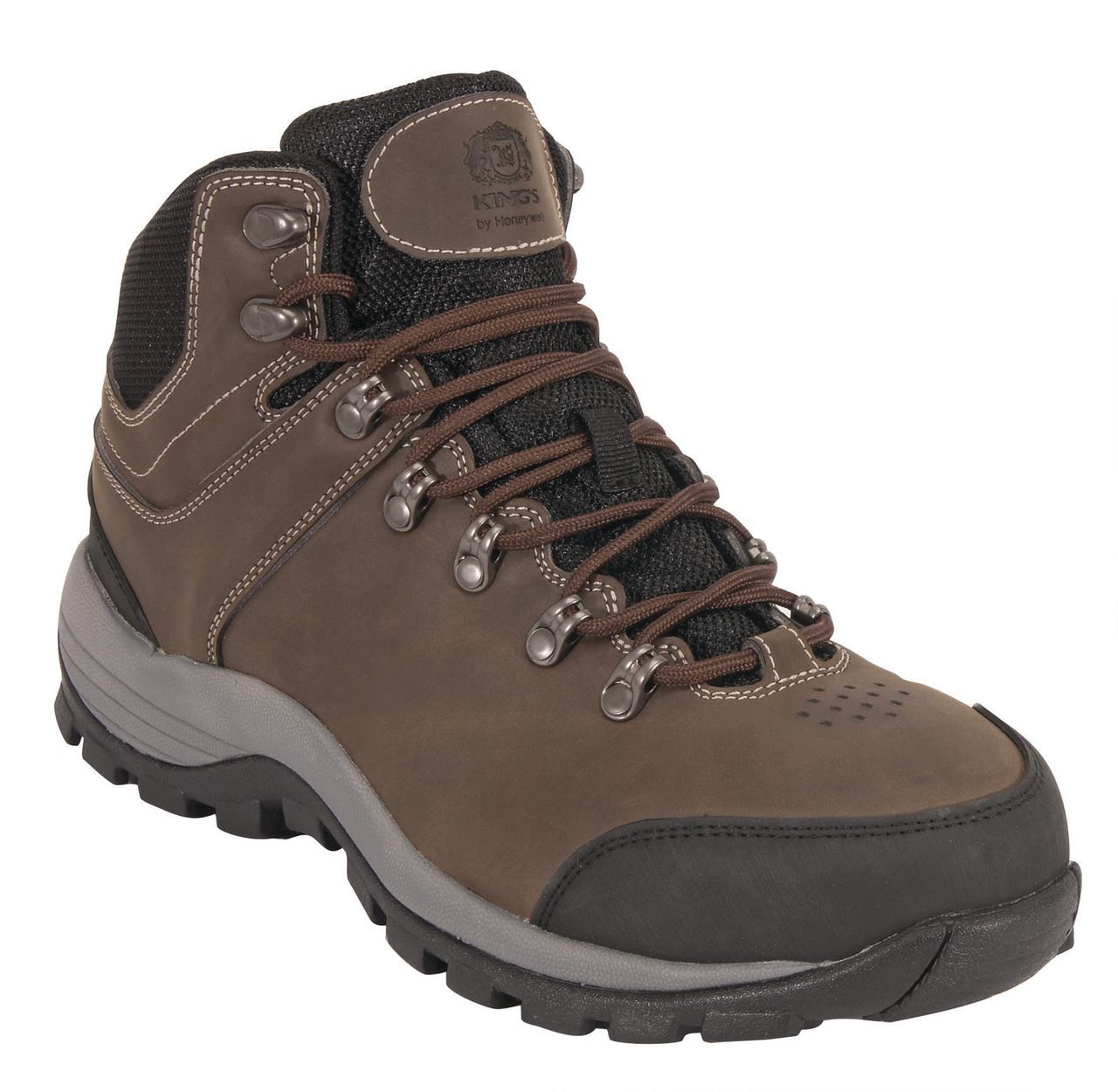 King's Mid-Height Industrial Hiker Work Shoes - Brown from GME Supply