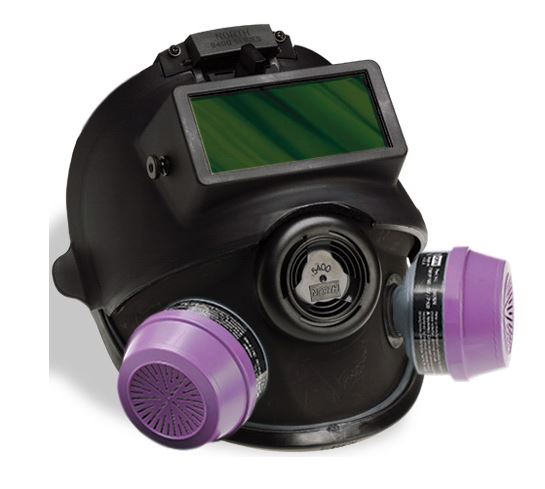 North 5400 Series Full Facepiece With Welding Attachment from GME Supply