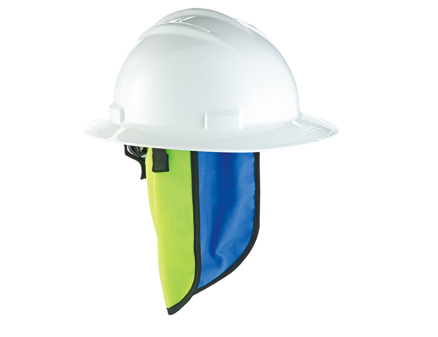 Ergodyne 6670CT Chill-Its Evaporative Hard Hat Neck Shade with Cooling Towel from GME Supply