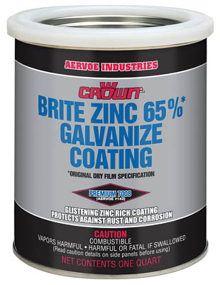 Crown Brite Galvanize Coating - 1 Quart from GME Supply