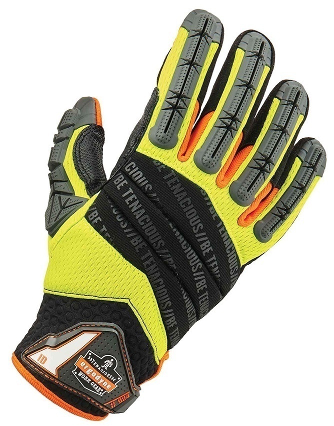 Ergodyne 924 ProFlex Hybrid Dorsal Impact-Reducing Gloves from GME Supply