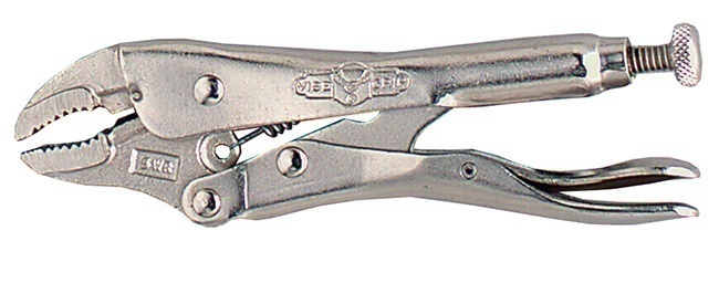 Wright Tool Curved Jaw Locking Pliers with Wire Cutter from GME Supply