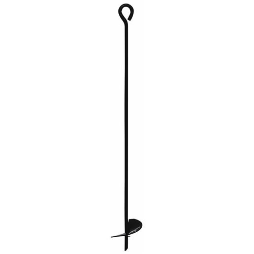 Earth Screw Anchor with Black Paint Finish from GME Supply
