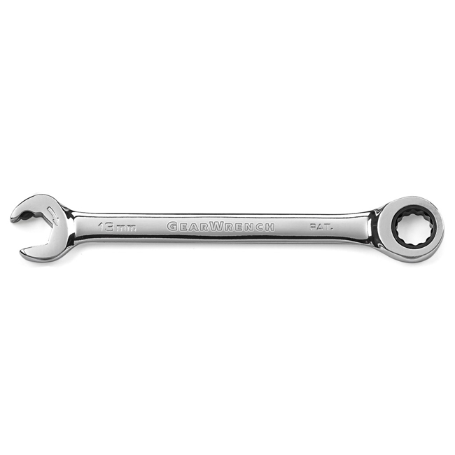 GearWrench 13mm 72-Tooth 12 Point Open End Ratcheting Combination Wrench from GME Supply