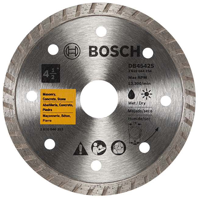 Bosch 4.5 Inch Turbo Rim Diamond Blade | DB4542S from GME Supply