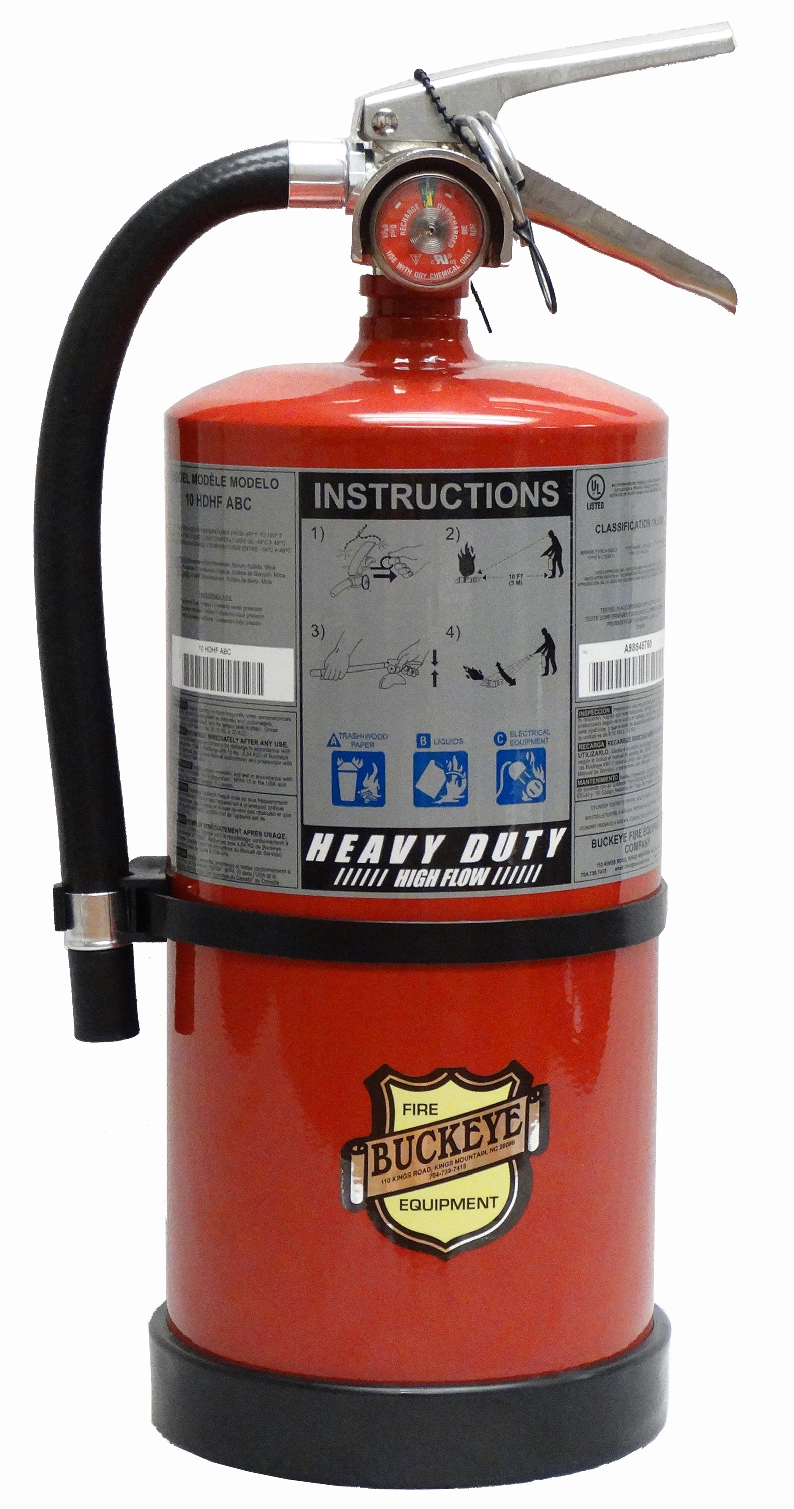 Buckeye ABC Fire Extinguisher 10 LB Highflow from GME Supply