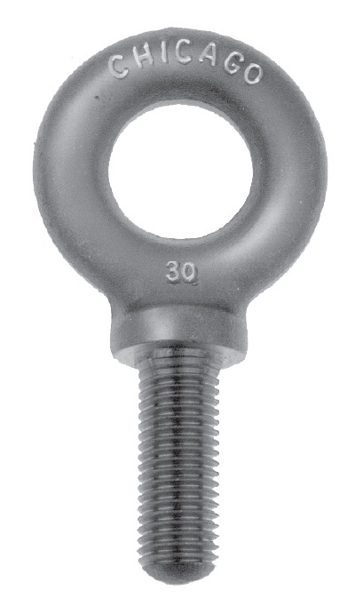 Chicago 1/2 x 1-1/2 Inch Steel Shoulder Pattern Eye Bolt from GME Supply