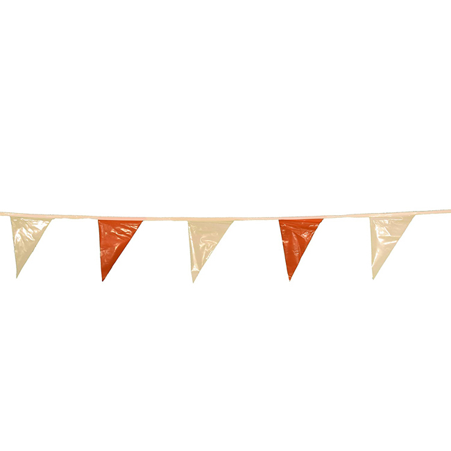 Cortina Safety Vinyl Pennant - Orange/White from GME Supply