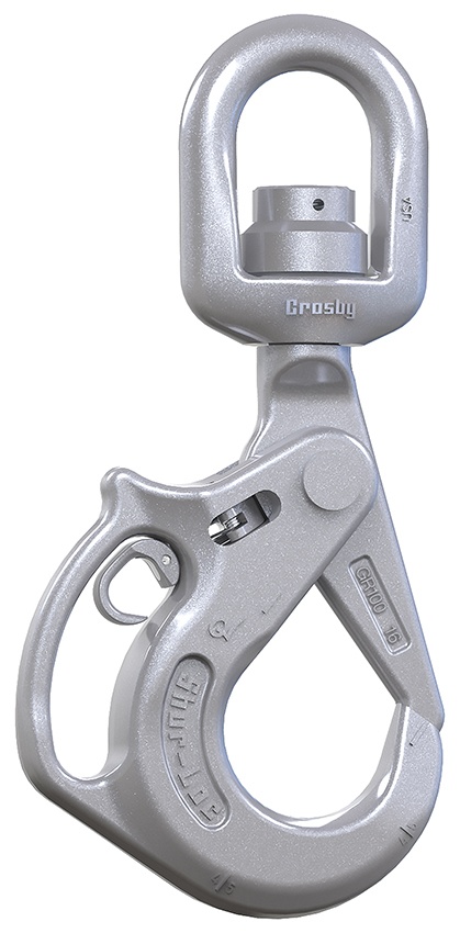 The Crosby S-13326 Shur-Loc Swivel Handle Hook from GME Supply