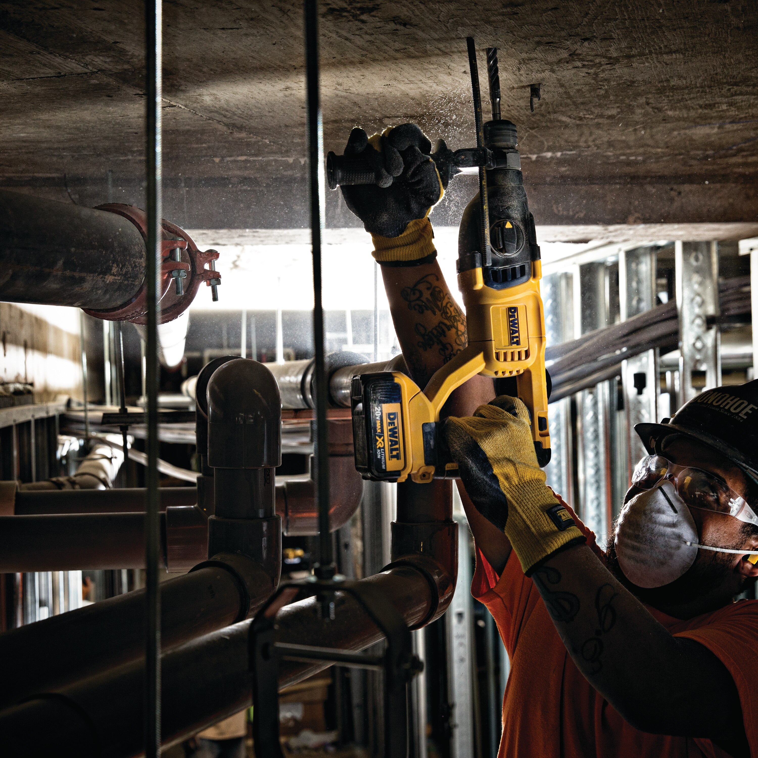 DeWALT 20V MAX 1 Inch Brushless Cordless SDS Plus D-Handle Rotary Hammer (Tool Only) from GME Supply