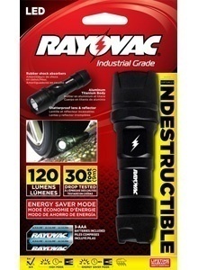 Rayovac Virtually Indestructible 3AAA LED Flashlight from GME Supply