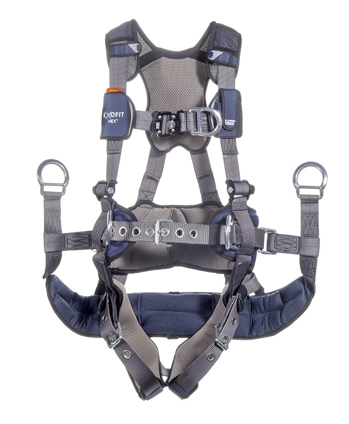 DBI ExoFit NEX Tower Climbing Harness with Tongue and Buckle Leg Straps from GME Supply