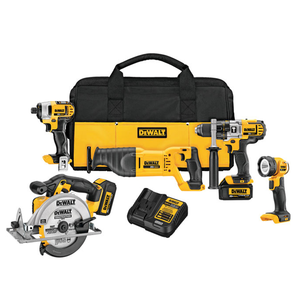 DeWalt 20V MAX Lithium-Ion 5-Tool Combo Kit (3.0 AH) | DCK590L2 from GME Supply