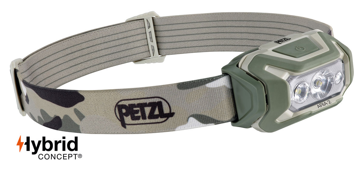 Petzl ARIA 2 RGB Compact Headlamp from GME Supply