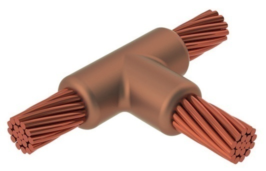 Cadweld Cable to Cable T-Connection Mold from GME Supply