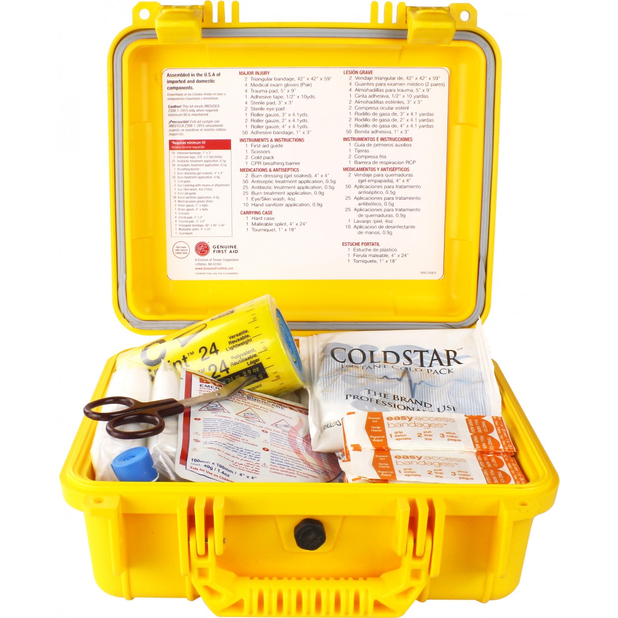 Genuine First Aid 50 Person ANSI Class B Type IV Waterproof First Aid Kit from GME Supply