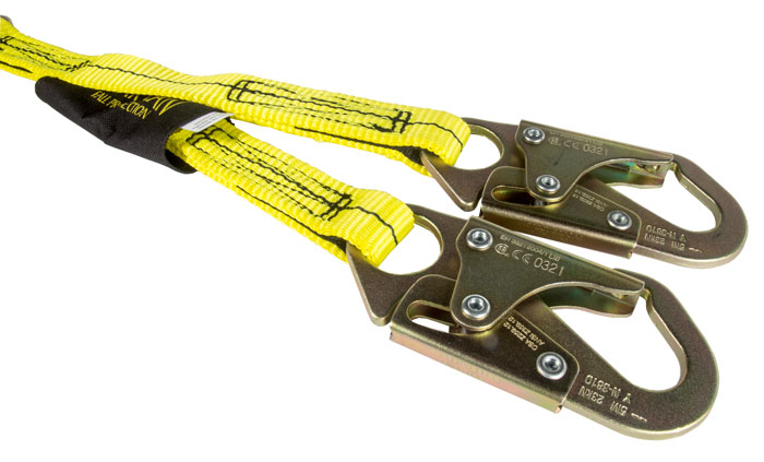 Guardian Fall Protection Rebar Positioning Device Web 22'' Non-Swivel Steel Snap Hooks from GME Supply