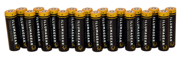 Illumagear 18650 Lithium Ion Rechargeable Batteries 20-Pack from GME Supply