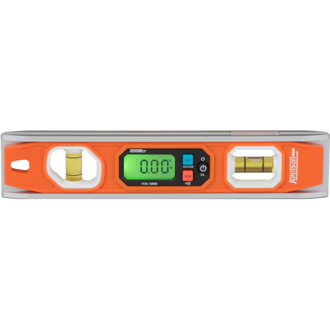 Johnson 10 Inch Magnetic Programmable Digital Torpedo Level from GME Supply