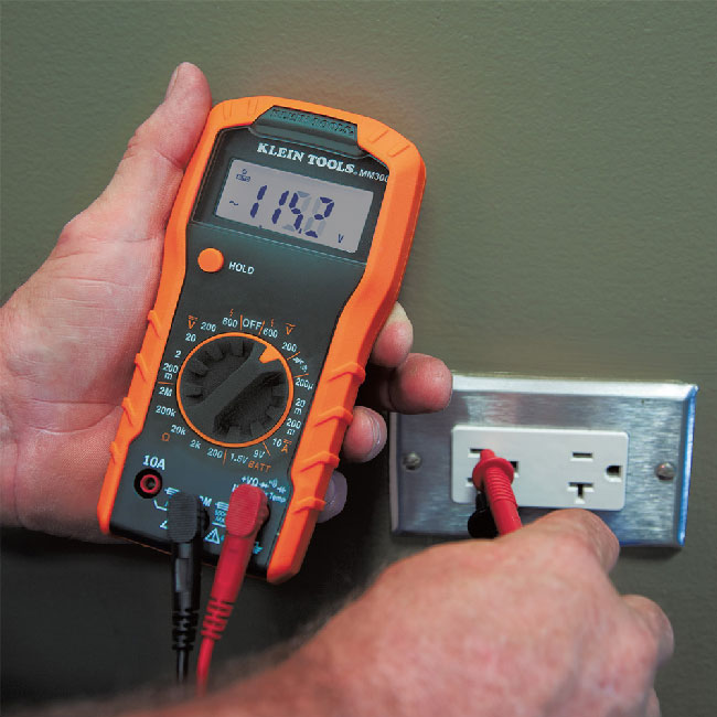 Klein Tools MM300 Manual-Ranging Digital Multimeter - 600V from GME Supply