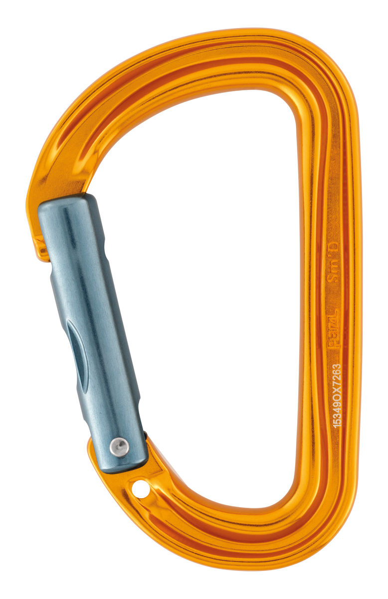 Petzl Sm'd No-Lock Carabiner M39A S - Yellow from GME Supply