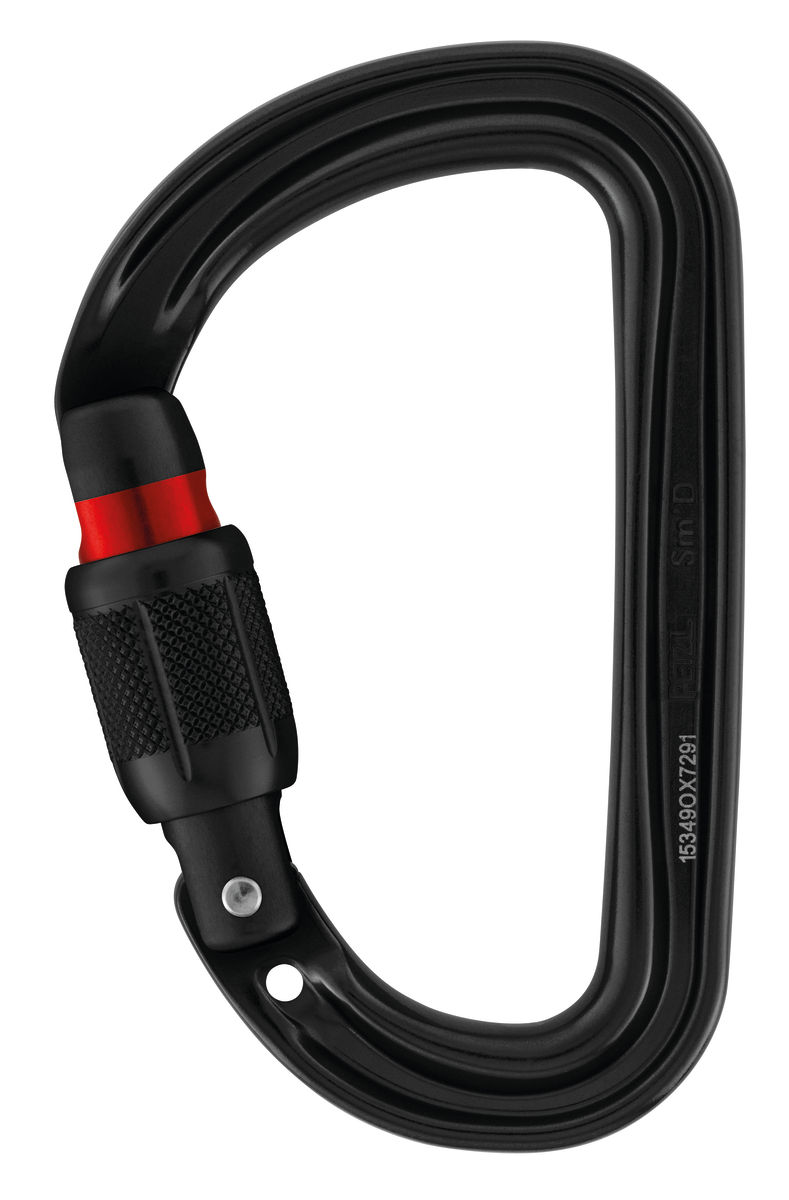 Petzl Sm'd Screw-Lock Carabiner M39A SLN - Black from GME Supply